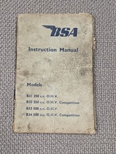 BSA Instruction Manual 1955