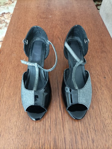 Ladies dance shoes black size - dance,