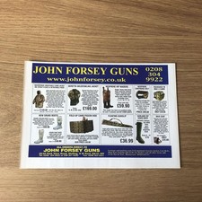 GUNS136 MAGAZINE ADVERT 6X9 JOHN FORSEY GUNS: GRUBS STALKER BOOT