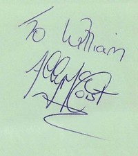 Ally McCoist. Scottish Former Footballer. Signed Autograph Album Page