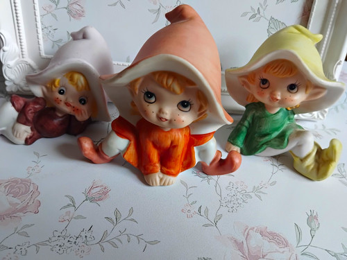 Vintage homco 5213 pixie elf - 5213,