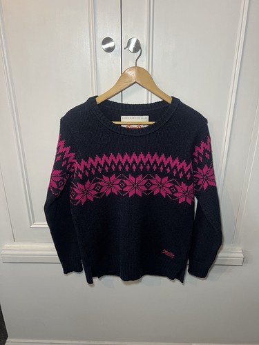 Superdry blue knitwear jumper - superdry,