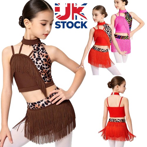 Girls printed tassel latin - printed,