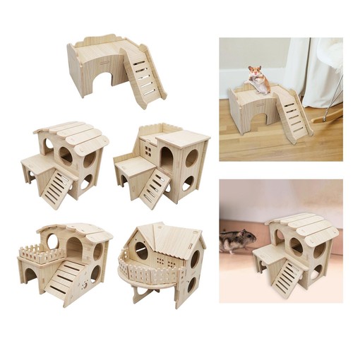 Hamster house and hideout cage - house,