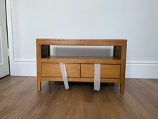 Small Solid Oak TV Stand (75cm