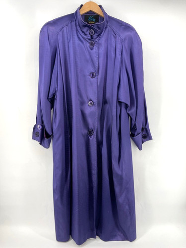 Vtg 80s vision - purple, trench