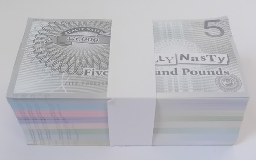 Large wad paper play money - wad,