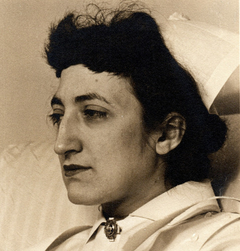 Wwii nurse photograph 1940s - nurse,