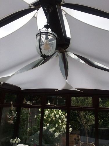 Shade conservatory roof - in,