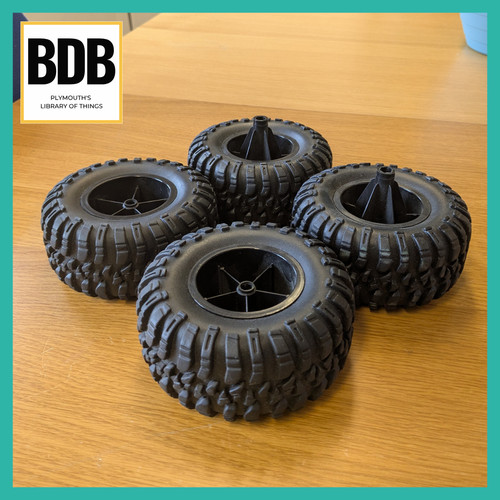 Car wheels set front - car, 4x