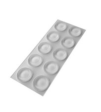 10 Clear Self Adhesive Flat