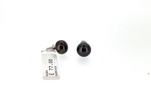 Jersey pearl peacock stud - peacock,