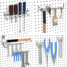 Durable 146 Piece Pegboard