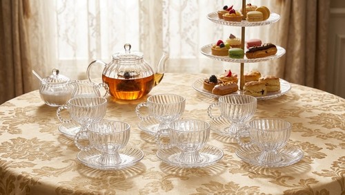 12pc glass tea - glass, and