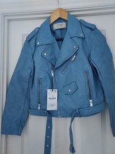 New With Tags Zara Blue Faux