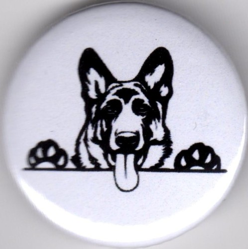 German shepherd pin - pin, button