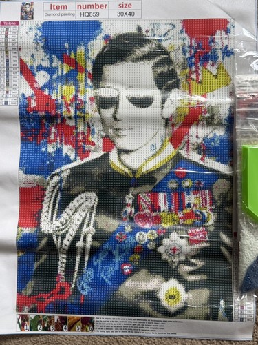 Diamond painting kit 30x40cm - kit,