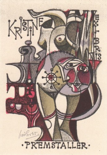 Exlibris bookplate - exlibris,