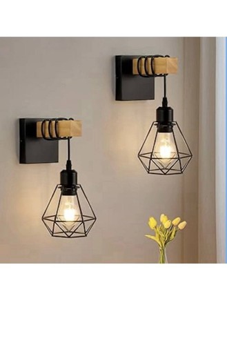 Forcosovintage wood wall lamp - forcosovintage,