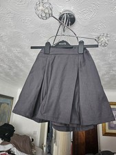 Girls Grey School Skirt