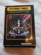 Radofin Electric Pinball 1980 Boxed NO Instructions 3025 Cartridge Untested