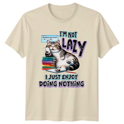 Not lazy just t shirt - im, t-shirt