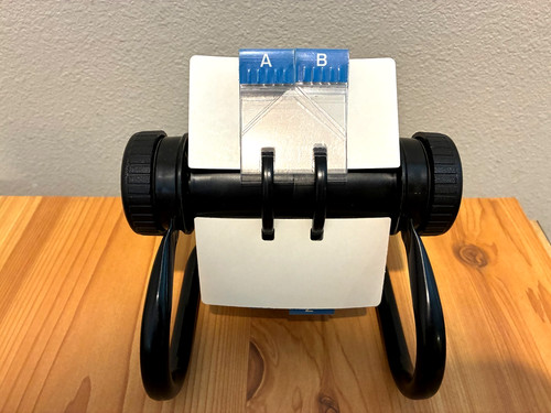 Rolodex mini open rotary - mini,