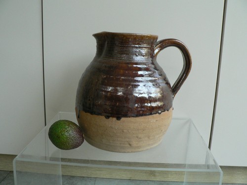 Vintage stoneware jug - stoneware,