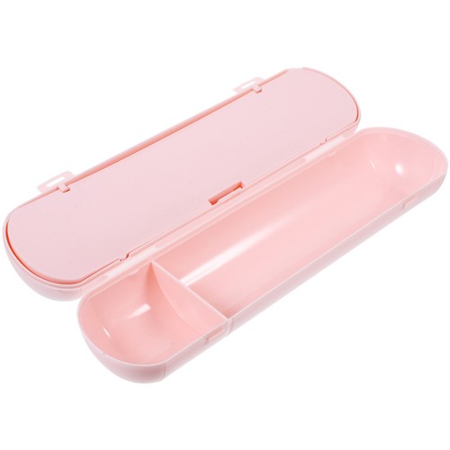 Pink hard plastic - pink, pencil