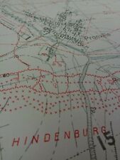 WW1 (1917) INFANTRY Trench Map