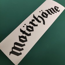 Motorhome Motorhead SMALL - Caravan/Car/Camper/Van Decal Sticker Graphic