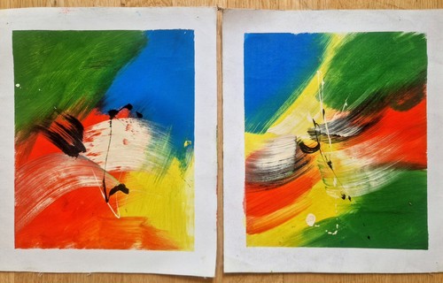 Pair original abstract - pair, of
