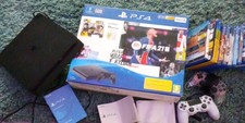 Sony Playstation 4 500 GB - Black  Spares Or Repairs & Games & Controllers fc24