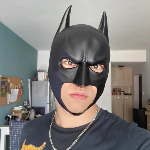 Professional batman latex mask - batman,