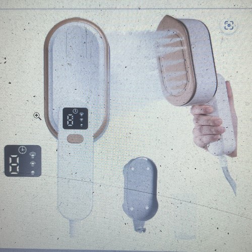 Travel steam iron with - steam,