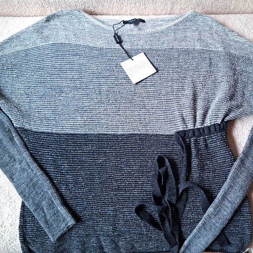 Sarah pacini grey striped - pacini,