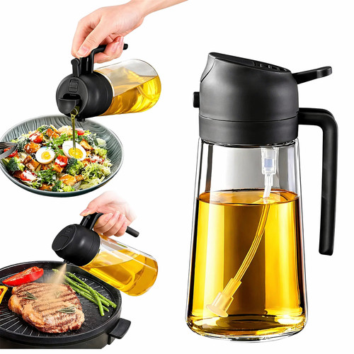 Oil spray bottle - 2-in-1,