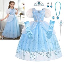 Girls Princess Lace Cinderella