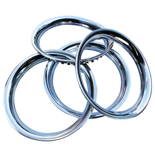 Chrome wheel trim rings - chrome,