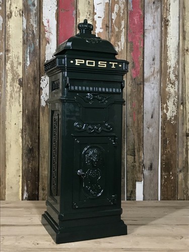 Tall green cast aluminium - green,