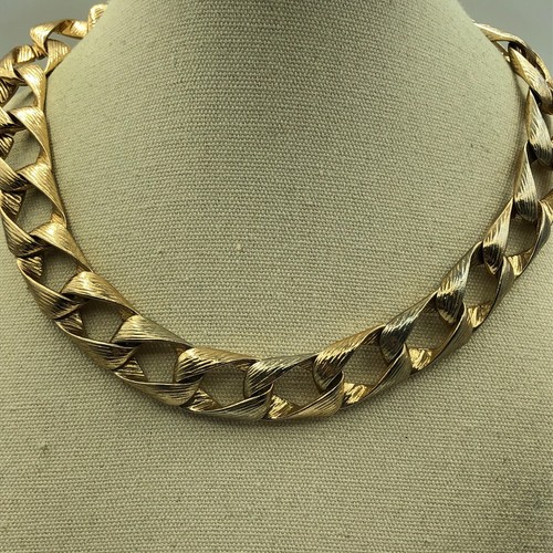 Chunky chain necklace gold - chunky,