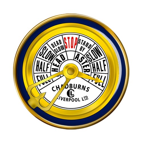 Ship telegraph pin - ship's, badge