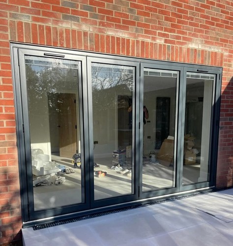 Grey aluminium fold - grey, |