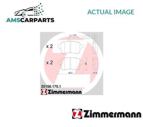 Brake pads set - pads,