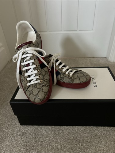 Gucci ace monogram leather - monogram,