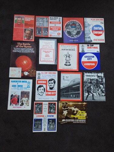 Cup semi final programmes - final,