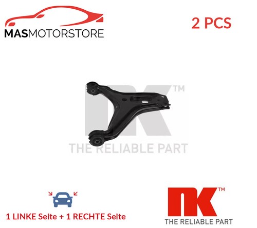 Left right wishbone set - wishbone, front