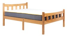 Solid Wood Antique Pine Bed