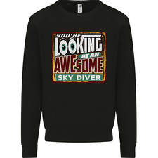 An Awesome Skydiver Skydiving Mens Sweatshirt Jumper