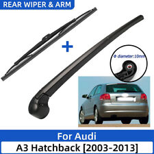 ?For Audi A3 A4 8P Hatchback 03-2012 Rear Windscreen Wiper Arm Blade Set Window